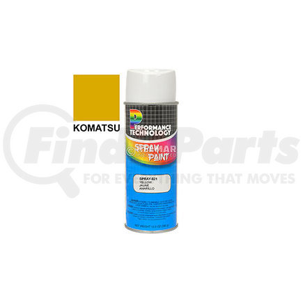 SPRAY-621 by KOMATSU - Spray Paint - 12 oz, Yellow