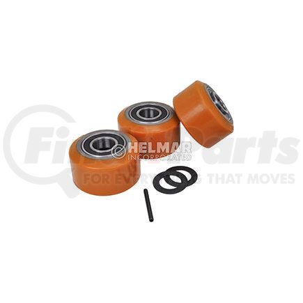 WH-748-KIT by THE UNIVERSAL GROUP - POLY WHEELS (3)/BEARINGS 95D)