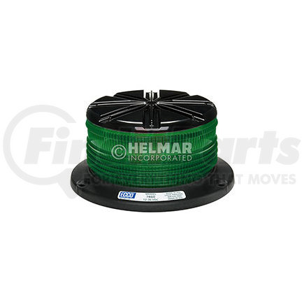 ECCO 7460G Beacon Light 7460 Series Profile LED Beacon Light - Green, 3 Bolt/1 Inch Pipe Mount