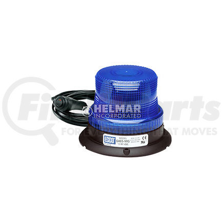 6465B-MG by ECCO - 6400 Series Pulse8 LED Beacon Light - Blue Lens, Magnet Mount