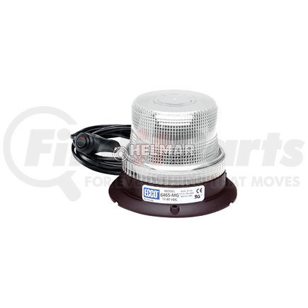 6465C-MG by ECCO - 6400 Series Pulse8 LED Beacon Light - Clear Lens, Magnet Mount