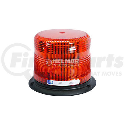 7945R by ECCO - 7945 Series Pulse 2 LED Beacon Light - Red, 3 Bolt/1 Inch Pipe Mount
