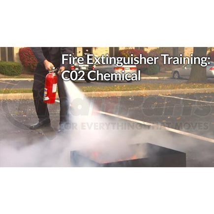 57389 by JJ KELLER - Learn about proper usage of a CO2 chemical fire extinguisher, along with what precautions need to be taken before and after using it.