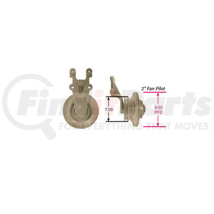 RF791110X by HALDEX - FAN CLUTCH