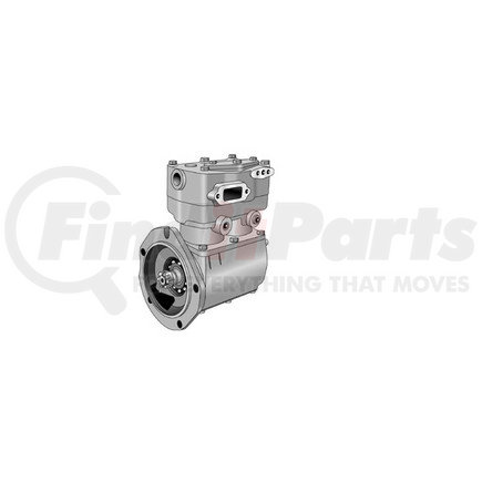 EL16160 by HALDEX - Air Brake Compressor - Detroit Diesel 45 deg, Flange Mount, Gear Drive