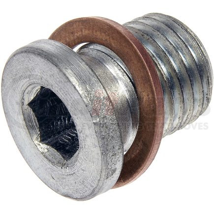 65407 by DORMAN - Trapped Washer Oil Drain Plug M14x1.50