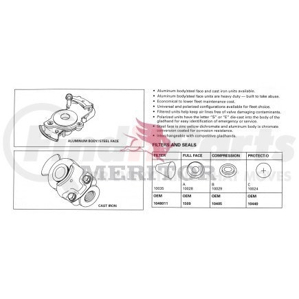 R11460 by WABCO - Glad Hand Valve Assembly