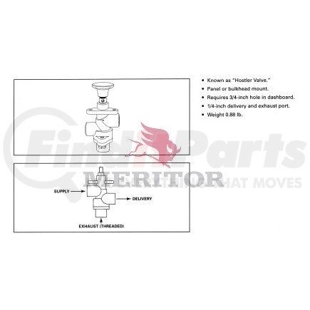 RKN20010 by WABCO - Air Brake Control Valve