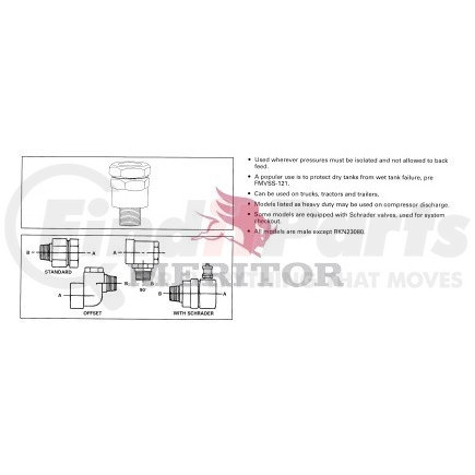 CKN23060 by WABCO - Check Valve Kit