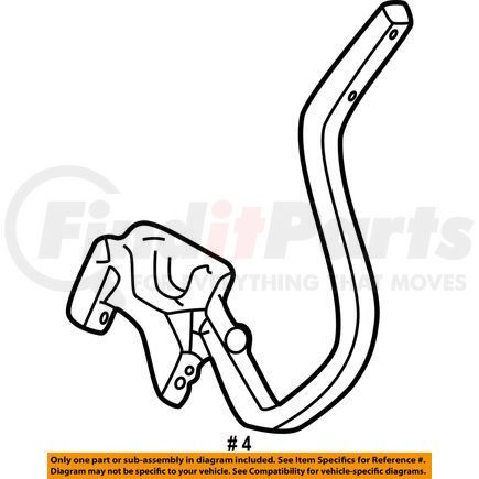 YF1Z5442701AA by FORD - HINGE ASM