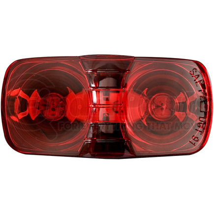 MC42RB by OPTRONICS - Red dual bulb marker/clearance light