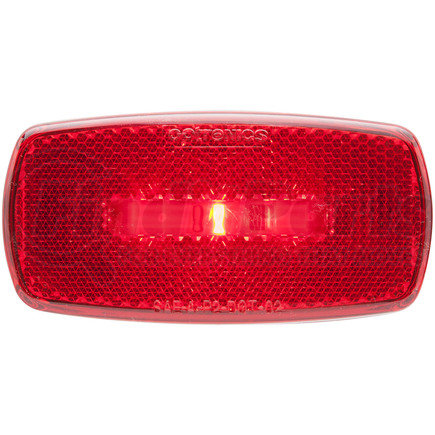 MCL0032RBB by OPTRONICS - Red marker/clearance light with reflex