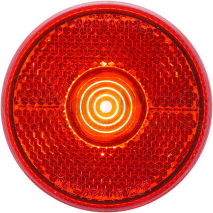 MCL0039RBB by OPTRONICS - Red marker/clearance light with reflex