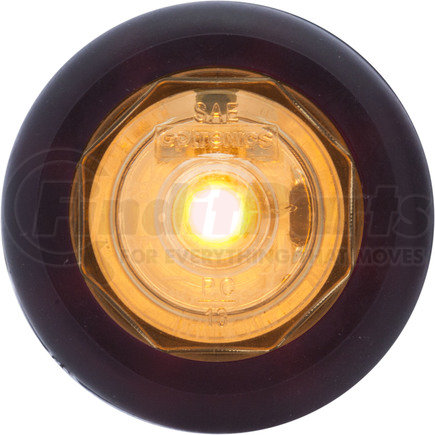 MCL10ACKPG by OPTRONICS - Clear lens yellow 3/4" LED non-directional marker/clearance light