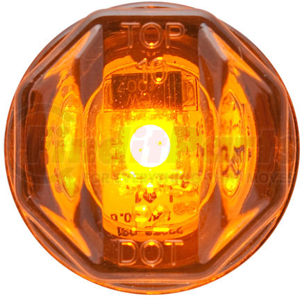 MCL12AB by OPTRONICS - Yellow 3/4" P2 rated marker/clearance light