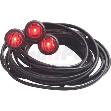 MCL12RK3B by OPTRONICS - Red identification light kit with (3) red MCL12 lights