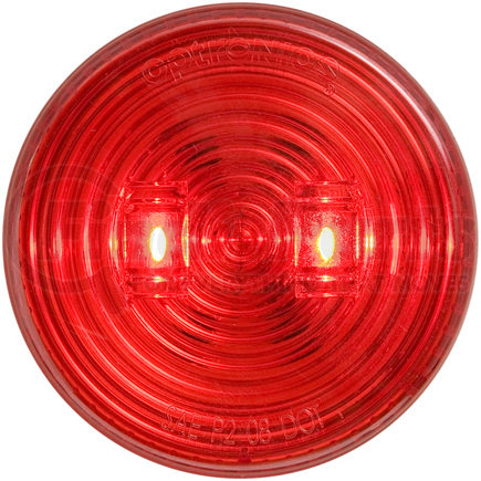 MCL527RB by OPTRONICS - Red 2.5" grommet mount marker/clearance light