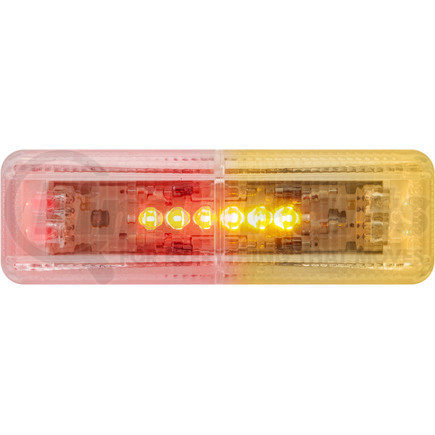 MCL65CARB by OPTRONICS - Clear lens dual red/yellow fender light