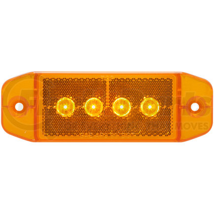 MCL76AB by OPTRONICS - Yellow marker/clearance light with reflex