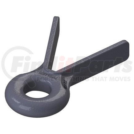 23 by PREMIER - Weld-On Drawbar Eye - 2-3/8" ID - 45 V Angle
