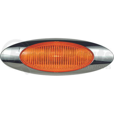00212331P by OPTRONICS - Kit: Yellow marker/clearance light with bezel, .180 bullets, 12V (Representative Image)