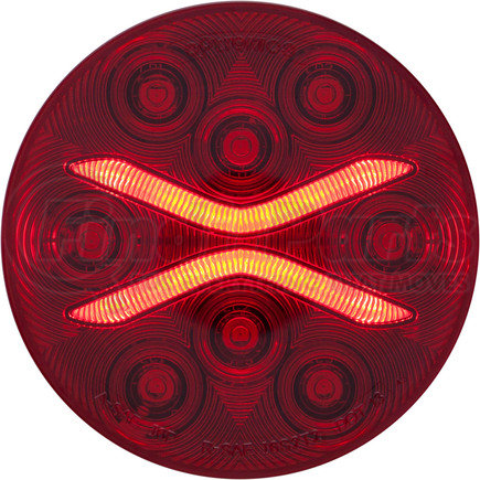 STL603RB by OPTRONICS - Red stop/turn/tail light; PL-3 connection