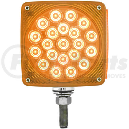STL53ARDB by OPTRONICS - Square dual face red/yellow pedestal mount light