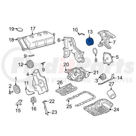 4792224 by CHRYSLER - CAMSHAFT SPROCKET