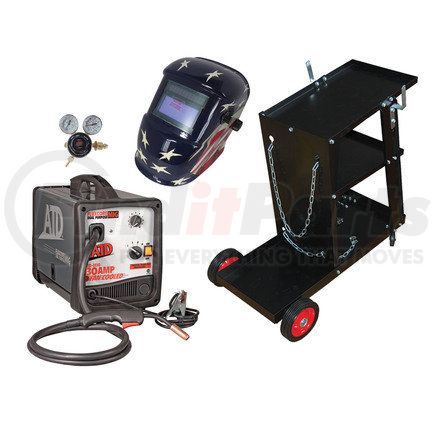 3130K by ATD TOOLS - 130A MIG/Flux Core Welder Kit & Cart