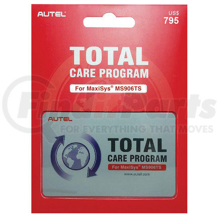 MS906TS1YRUP by AUTEL - MaxiSYS MDS906TS One Year Total Care Program (TCP) Subscription & Warranty Card