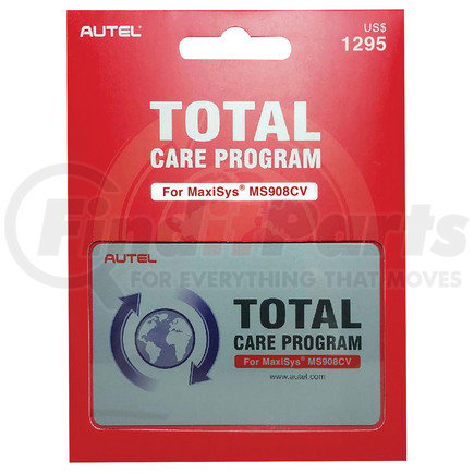 MS908CV1YRUP by AUTEL - MaxiSYS MS908CV One Year Total Care Program (TCP) Subscription & Warranty Card