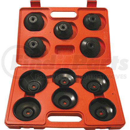 96950 by CTA TOOLS - 11 Piece Cup Type  Oil Filter Wrench Set