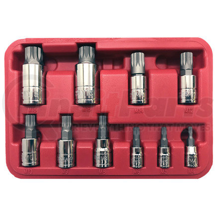 3038 by CTA TOOLS - 10 Pc. XZN Socket Set