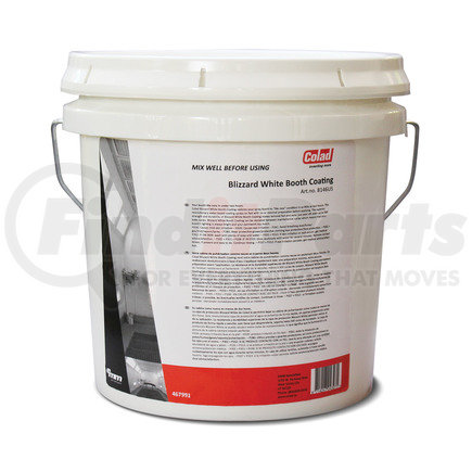 467991 by EMM COLAD - Blizzard White Booth Coating, Gallon