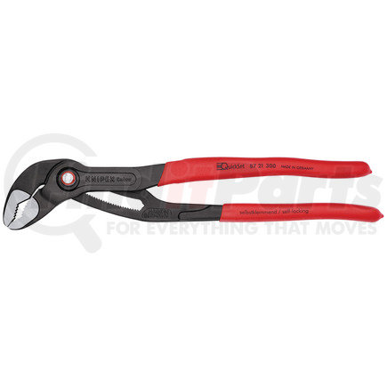 8721300 by KNIPEX - 12" Cobra QuickSet Water Pump Pliers