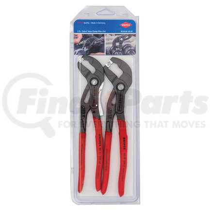 9K0080135US by KNIPEX - 2 Pc Hose Clamp/Click Clamp Set