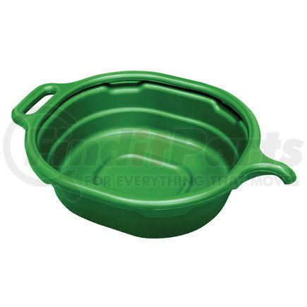 17982 by LISLE - 4.5 Gallon Oval Drain Pan, Green