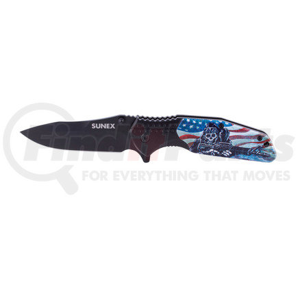 KNUSA by SUNEX TOOLS - Knife Sun LLSA 8Cr 56HRC - USA Skull