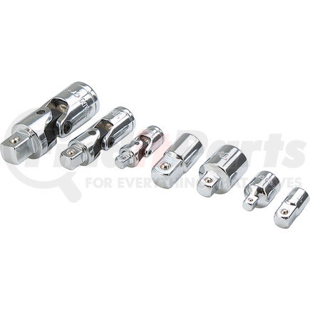17407 by TITAN - 7 Pc. Universal Joint  & Adapter Set