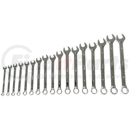 99570 by PLATINUM - 17 Pc. Professional Metric Long Pattern Wrench Set