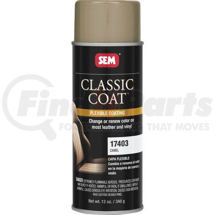 17403 by SEM PRODUCTS - CLASSIC COAT - Camel