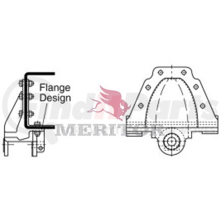 R307537 by MERITOR - Suspension Hanger Assembly