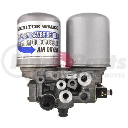 S4324330380 by MERITOR - Air Brake Dryer - Twin Type, 24V, Coalescing Cartridge, 21-35 CFM Compressor Rating