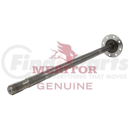 3202U9043 by MERITOR - Drive Axle Shaft - 2 in. Body Dia, 7 in. Bolt Circle, 8.38 in. Flange, 43.8 in. Length, 41 Splines