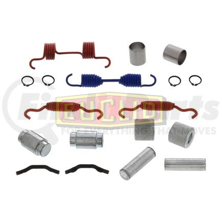 E3484 by EUCLID - Drum Brake Hardware Kit - Megaplus, for Meritor 12-1/4" Q Brake