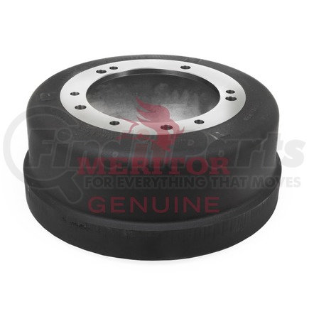 03122222002 by MERITOR - Meritor Genuine Brake Drum - Unbalanced, Inboard