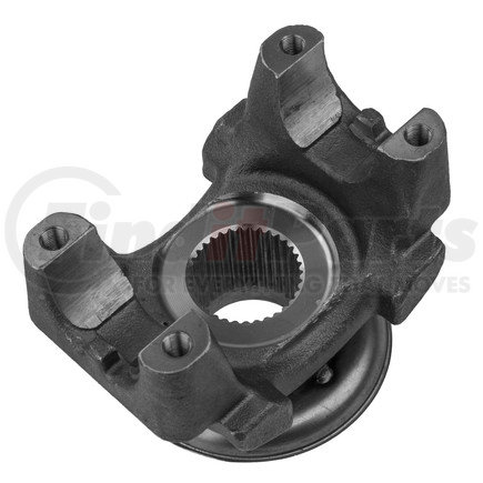 5-4-7171-1R by WORLD AMERICAN - 1610 1/2 Round Series Differential End Yoke - 1.79" Diameter, 34" Spline, Standard