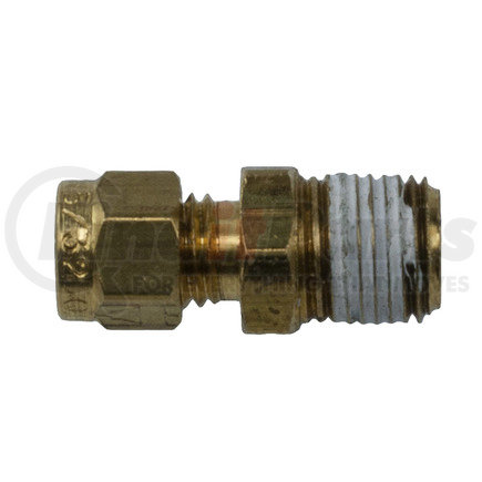 84004 by WORLD AMERICAN - Air Brake Air Line Connector Fitting - Brass, 5/32"-1/8"NPTF Thread