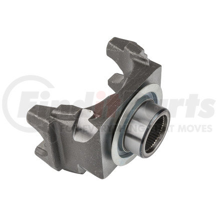 6.5-4-4571-1XR by WORLD AMERICAN - 1810 1/2 Round Series Differential End Yoke - 2.274" Diameter, 44" Spline, Standard