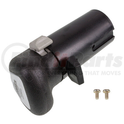 A6918R by WORLD AMERICAN - Manual Transmission Shift Knob - Black, with Gray Switch, for 18 Speed